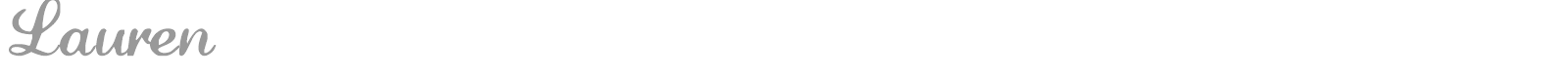 Lauren font preview