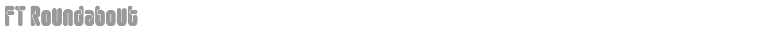 Roundabout font preview