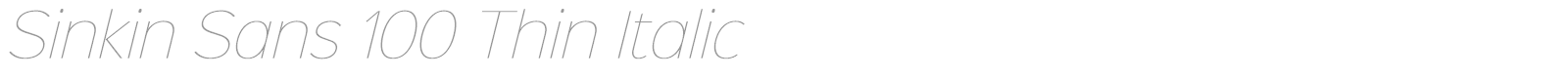 Sinkin Sans Family font preview