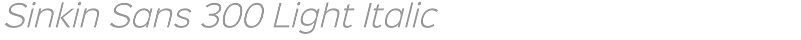 Sinkin Sans Family font preview