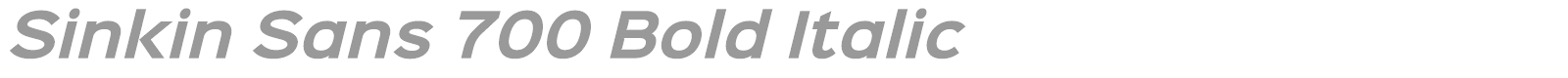 Sinkin Sans Family font preview