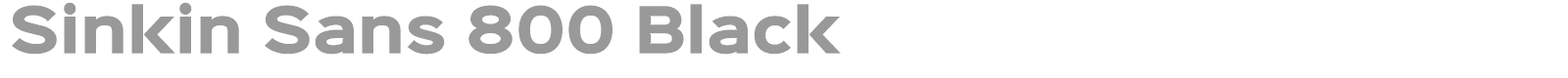 Sinkin Sans Family font preview