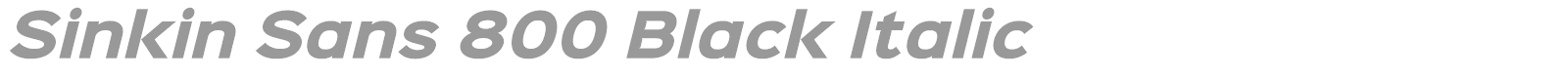 Sinkin Sans Family font preview