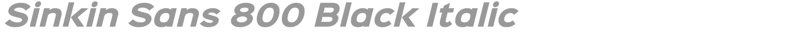 Sinkin Sans Family font preview