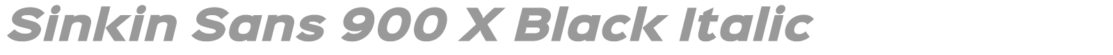 Sinkin Sans Family font preview