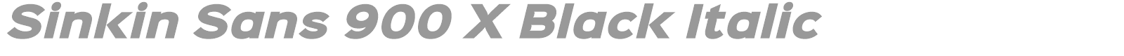 Sinkin Sans Family font preview