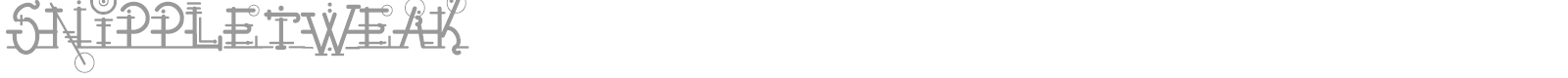 Snippletweak font preview