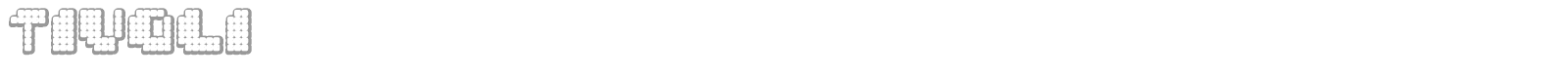 Tivoli font preview