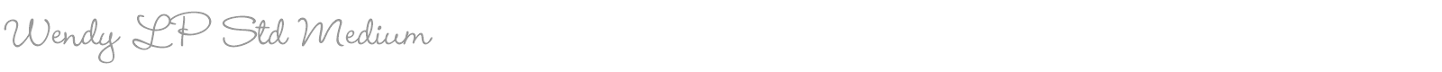 Wendy LP Std font preview