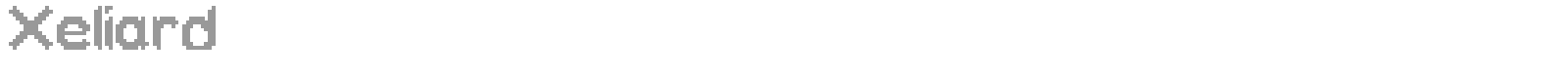 Xeliard font preview
