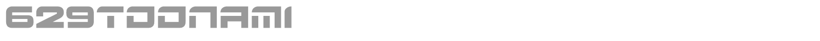 629Toonami font preview