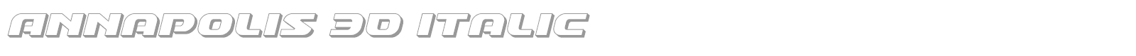 Annapolis Super-Italic font preview