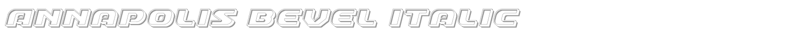 Annapolis Super-Italic font preview