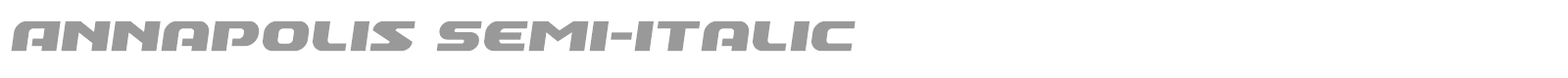 Annapolis Super-Italic font preview