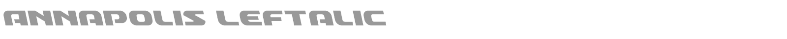 Annapolis Super-Italic font preview