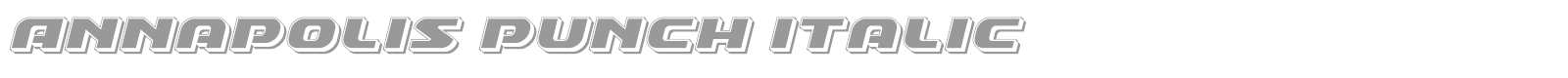 Annapolis Super-Italic font preview