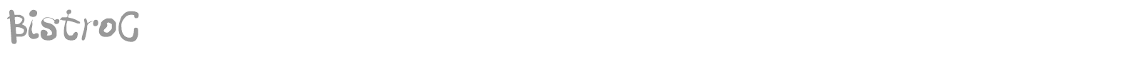 BistroC font preview