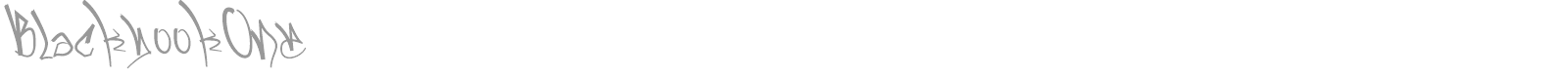 Blackbook One font preview