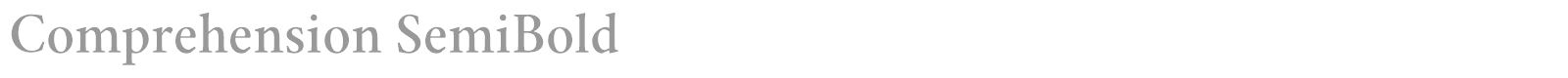 Comprehension font preview