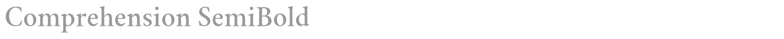 Comprehension font preview