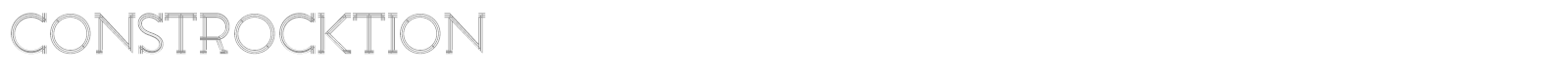 Constrocktion font preview
