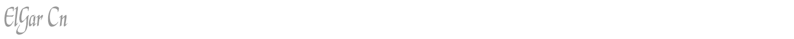 ElGar Cn font preview