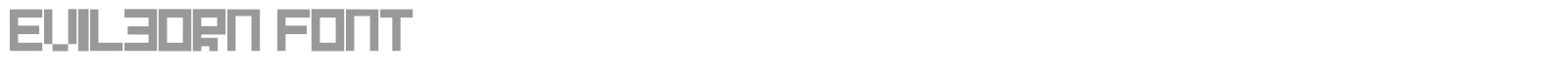 Evilborn Font font preview