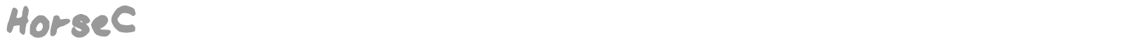 HorseC font preview