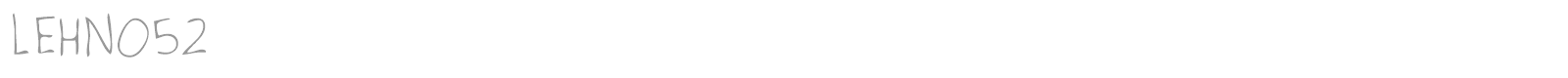 LEHN052 font preview