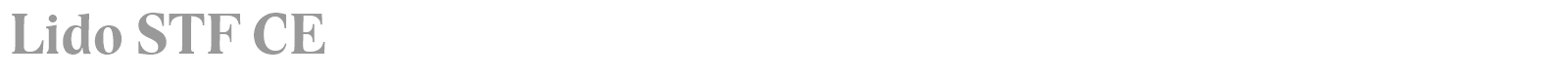 Lido STF CE font preview