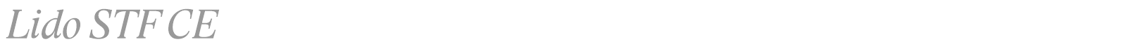 Lido STF CE font preview
