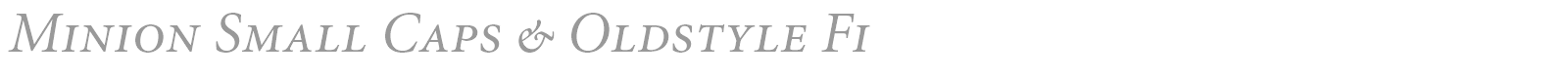 Minion font preview
