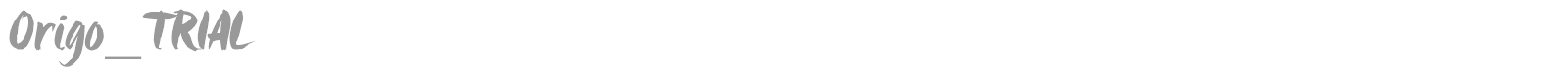 Origo font preview