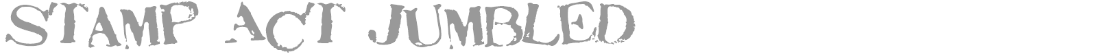 Stamp Act font preview