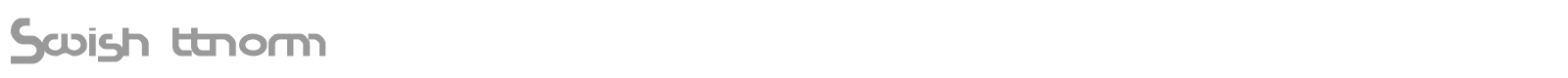 Swish font preview