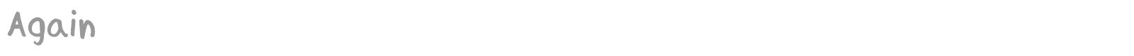 Again font preview