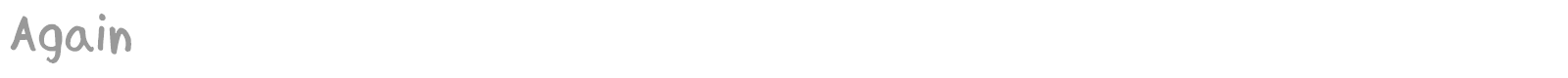 Again font preview