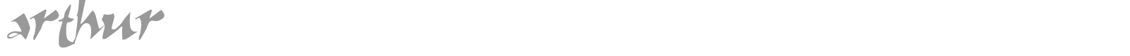 Arthur font preview