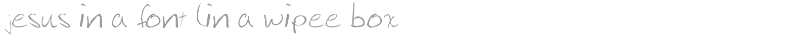 Brian's Font font preview
