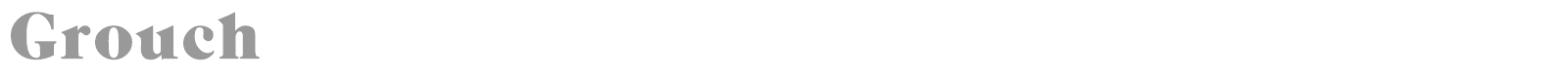 Grouch font preview