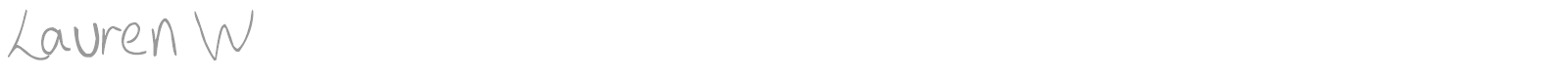 Lauren W font preview