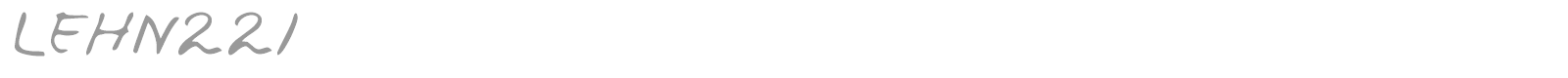 LEHN221 font preview