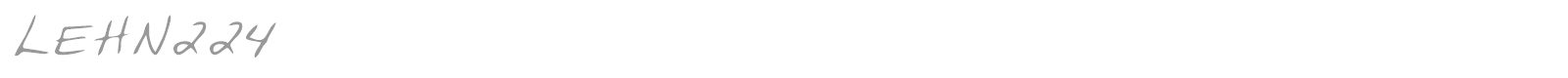 LEHN224 font preview