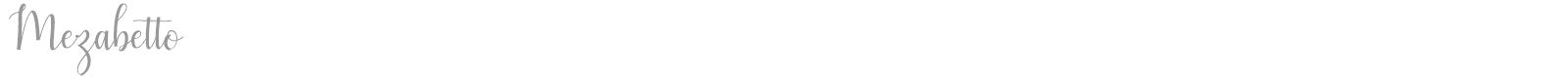 Mezabetto font preview