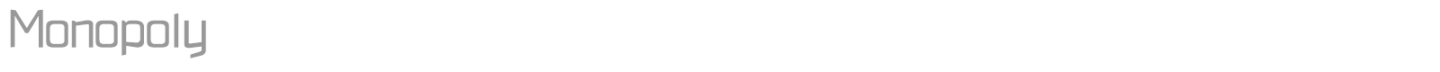 Monopoly font preview