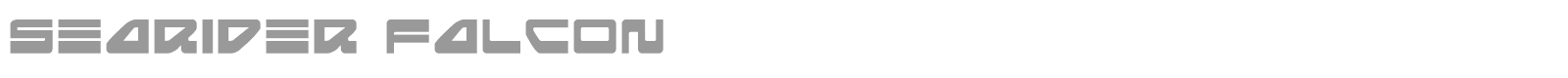 Searider Falcon Super-Italic font preview