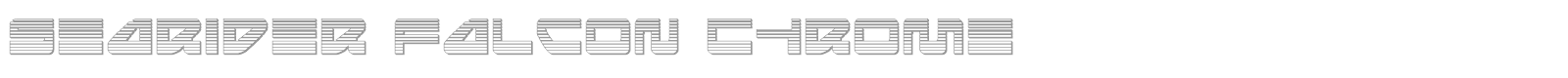 Searider Falcon Super-Italic font preview