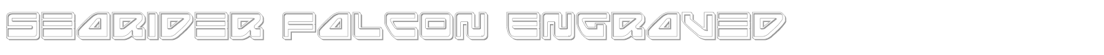 Searider Falcon Super-Italic font preview