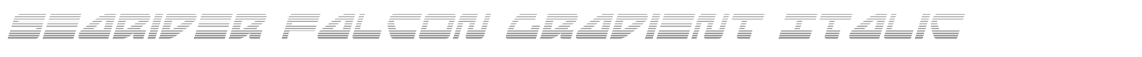 Searider Falcon Super-Italic font preview