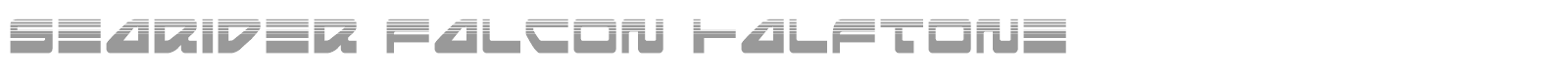 Searider Falcon Super-Italic font preview